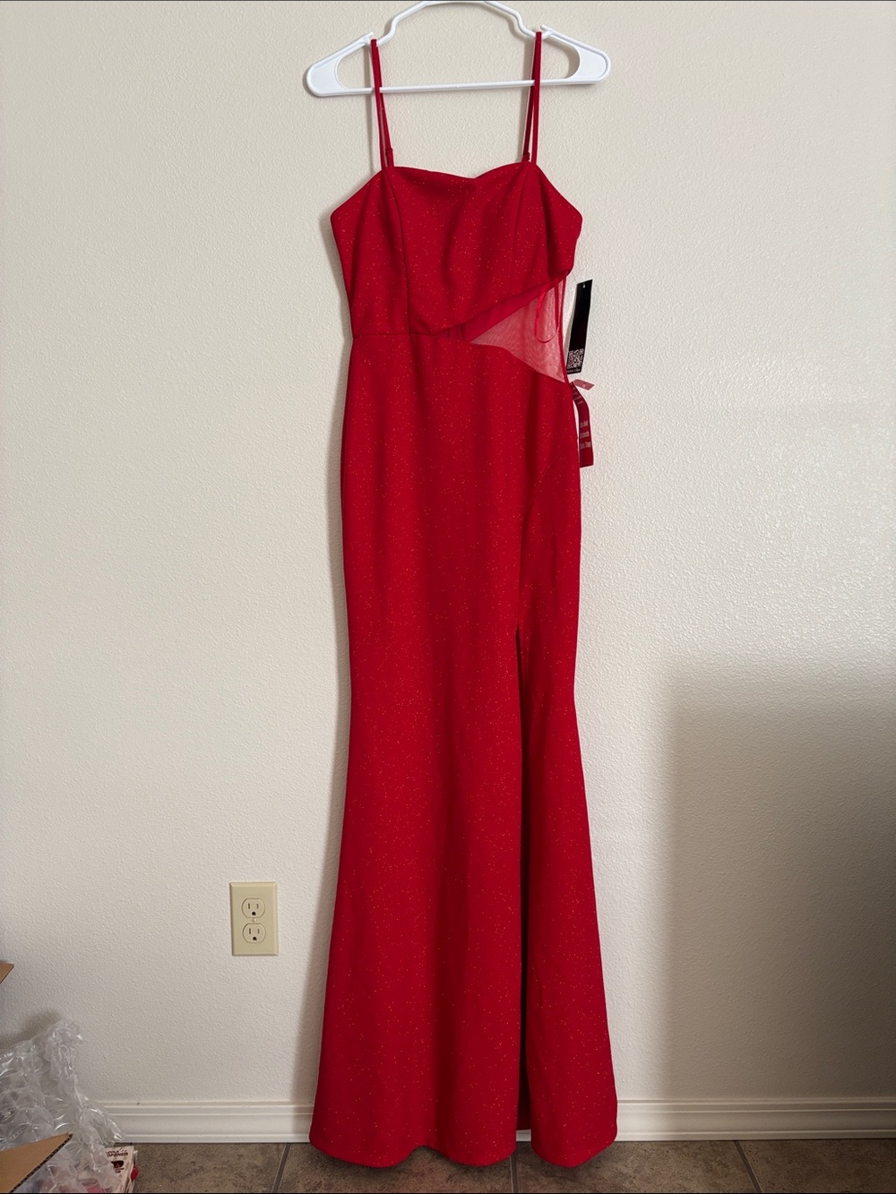 NWT Trixi Sparkly Red Gown Size Small
